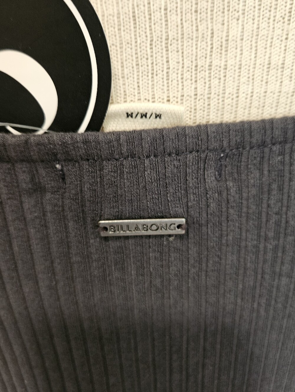 BILLABONG NISSI HENLEY Ribbed Bodycon DRESS Size M - Picture 7 of 11